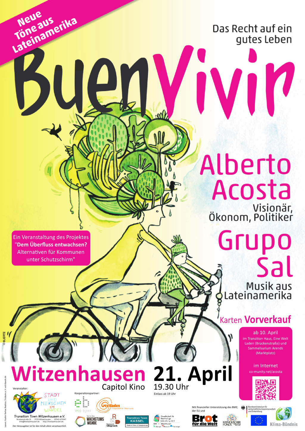 Buen Vivir with Alberto Acosta Poster